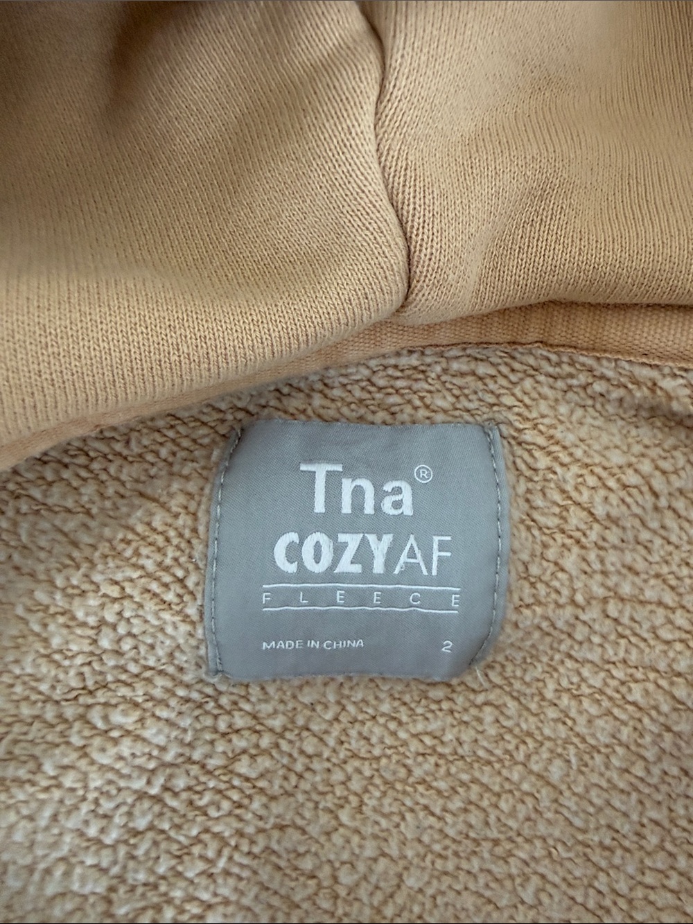 Stack of Aritzia Cozy Sweatshirts - Blue, Tan, Taupe, Gray - Picture 6 of 11